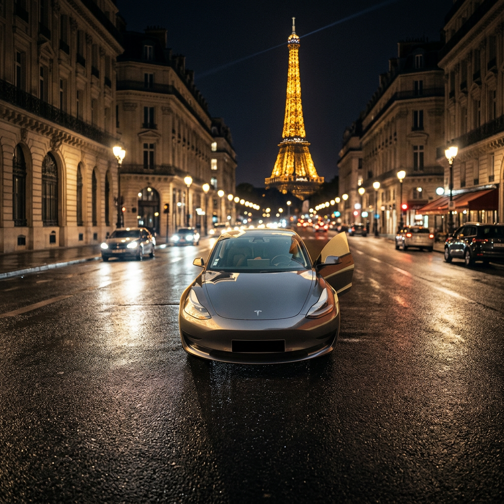 Tesla Model 3 Gris